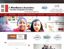 Tablet Screenshot of jmendozaimmigration.com